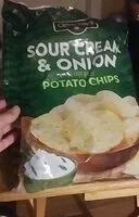 入っている砂糖の量 Sour cream and onion flavored potato chips