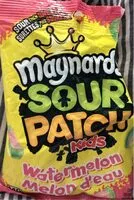 Sugar and nutrients in Maynards