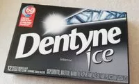 Sugar and nutrients in Dentyne