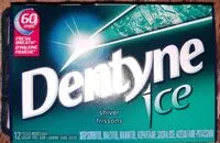 Sucre et nutriments contenus dans Dentyne