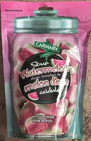 Sucre et nutriments contenus dans Carnaby sweet