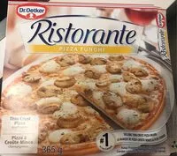入っている砂糖の量 Pizza Funghi