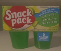 入っている砂糖の量 Reduced Sugar Lemon Lime Juicy Gels