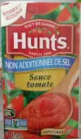 Sucre et nutriments contenus dans Hunts