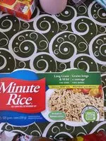 Sucre et nutriments contenus dans Minute rice