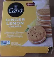 Zuckermenge drin Ginger lemon creams
