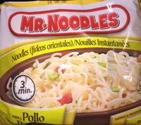 Azúcar y nutrientes en Mr noodles