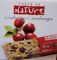 Quantité de sucre dans Taste of Nature Quebec Cranberry Carnival