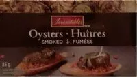 चीनी की मात्रा Huîtres fumées