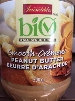 İçindeki şeker miktarı Bio organics/biologique - smooth peanut butter/beurre d'arachide crémeux