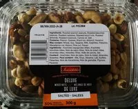 Количество сахара в Deluxe Mixed nuts salted/ mélange de noix de luxe salées