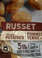 含糖量 P.E.I. Russet Potatoes