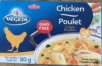 Amount of sugar in Chicken cubes