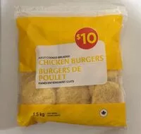 含糖量 Fully Cooked Breaded Chicken Burgers