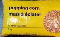 入っている砂糖の量 Mais à éclater