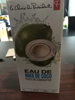 Sokerin määrä sisällä Eau de noix de coco