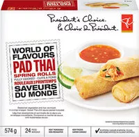 含糖量 Pad thai spring rolls