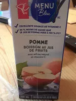 Количество сахара в Jus de pomme