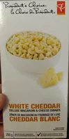 Quantité de sucre dans White cheddar
