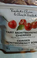 Sokerin määrä sisällä Tart montmorency cherries whole
