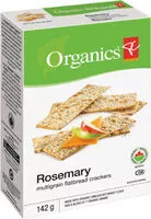 Sokerin määrä sisällä Rosemary multigrain flatbread crackers