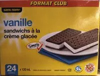 Quantité de sucre dans Vanilla Ice Cream Sandwiches