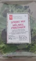Amount of sugar in Spring mix