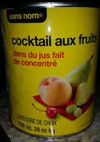 Sucre et nutriments contenus dans Sans nom maxi cie