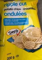 入っている砂糖の量 Lightly Salted Ripple Cut Potato Chips