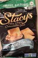 Sucre et nutriments contenus dans Stacy snacks