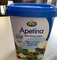 Jumlah gula yang masuk Feta Cube Léger