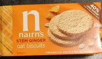 Jumlah gula yang masuk Stem ginger oat biscuits
