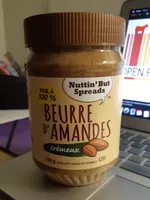 糖質や栄養素が Nuttin but spreads