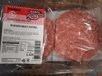 Cantidad de azúcar en Burger meat extra