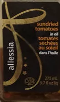 Sucre et nutriments contenus dans Allessia