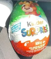 चीनी की मात्रा Kinder suprise