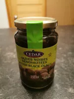 चीनी की मात्रा Olives noires dénoyautées