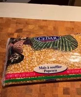 चीनी की मात्रा Maïs à souffler Popcorn