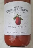 İçindeki şeker miktarı Three cheese pomodoro pasta sauce