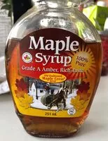 Sucre et nutriments contenus dans Old fashioned maple crest