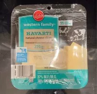 Cantidad de azúcar en Havarti Cheese Slices