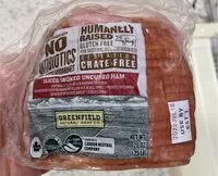 Sokerin määrä sisällä Sliced Uncured Smoked Ham