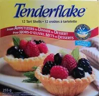 Sokerin määrä sisällä Tart shells