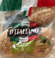 चीनी की मात्रा Brizzilio hamburger buns