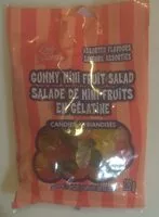 चीनी की मात्रा Gummy Mini Fruit Salad