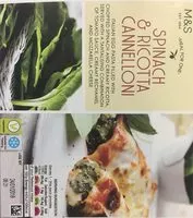 Jumlah gula yang masuk Spinach and Ricotta Cannelloni