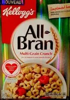 入っている砂糖の量 Kellogg's All-bran Multi-grain Crunch Cereal, 305G