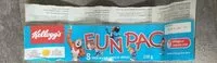 入っている砂糖の量 Fun pac