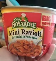 Sokerin määrä sisällä Mini Ravioli - Beef Ravioli in Pasta Sauce