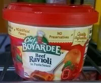 Sokerin määrä sisällä Beef Ravioli in Pasta Sauce